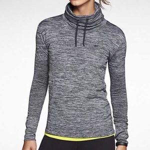 NIKE Dri-Fit Knit Infinity Funnel Neck Training Long Sleeve Women’s Sz Small